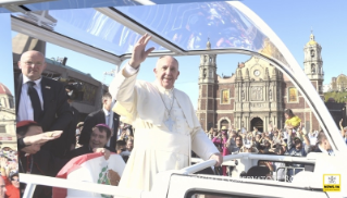 Angelus: Viaggio Apostolico del Santo Padre Francesco in Messico 